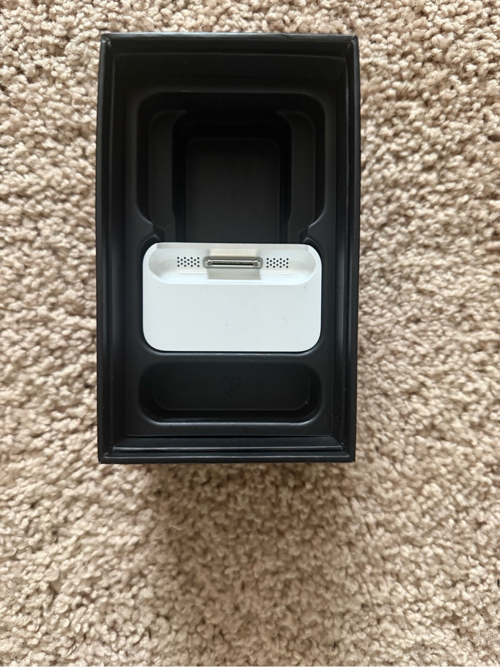Apple White 30‑Pin Dock Adapter for Charging & Docking